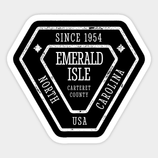 Emerald Isle, NC Summertime Vacationing Sign Sticker